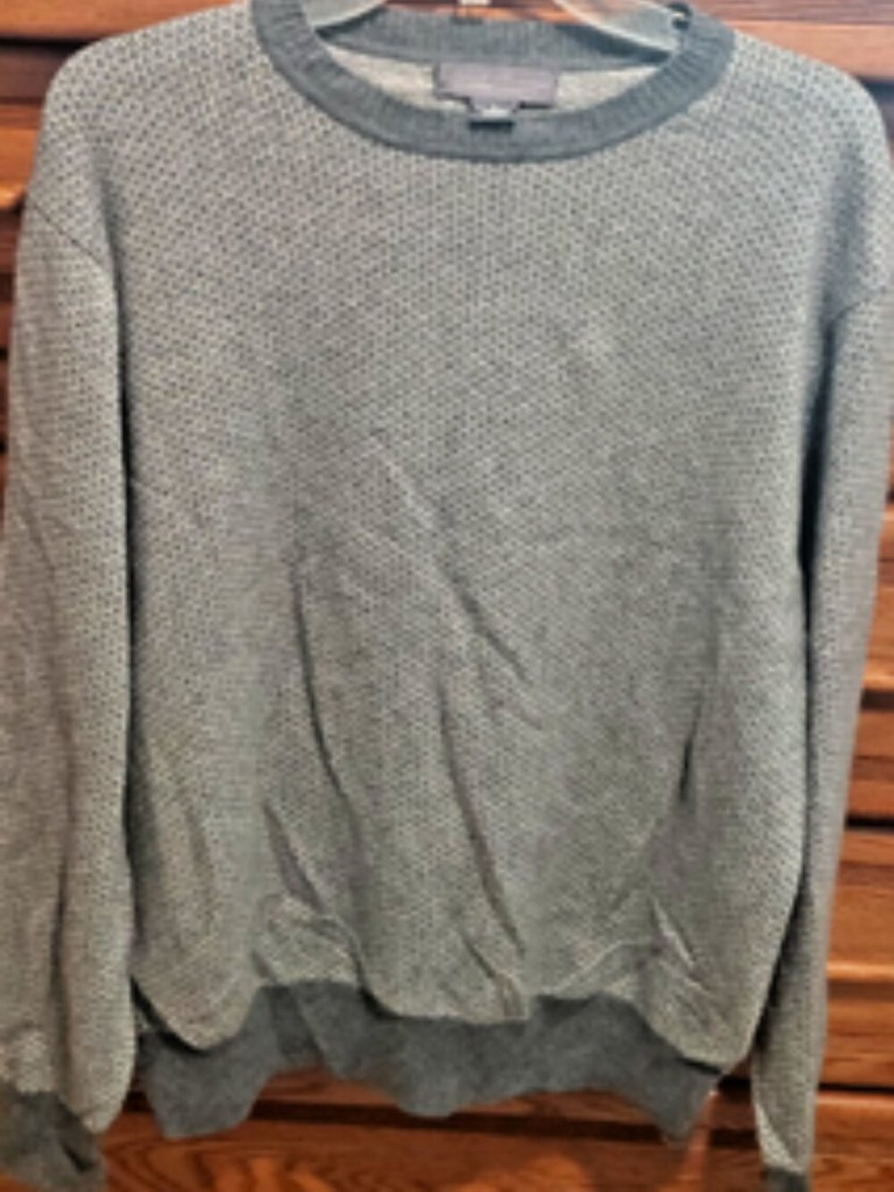 Daniel Cremieux Signature Collection 100% Cashmere Sweater, Light Gray, Men's L